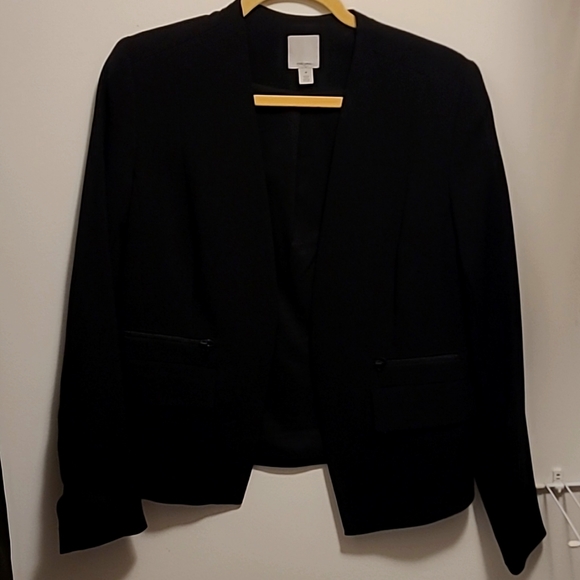 Women's blazer halogen size medium black - Picture 1 of 4